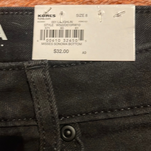 NWT Sonoma MOM short BLACK DENIM size 8 NEW HIGH RISE RELAXED FIT ABOVE MIDTHIGH - Picture 6 of 7